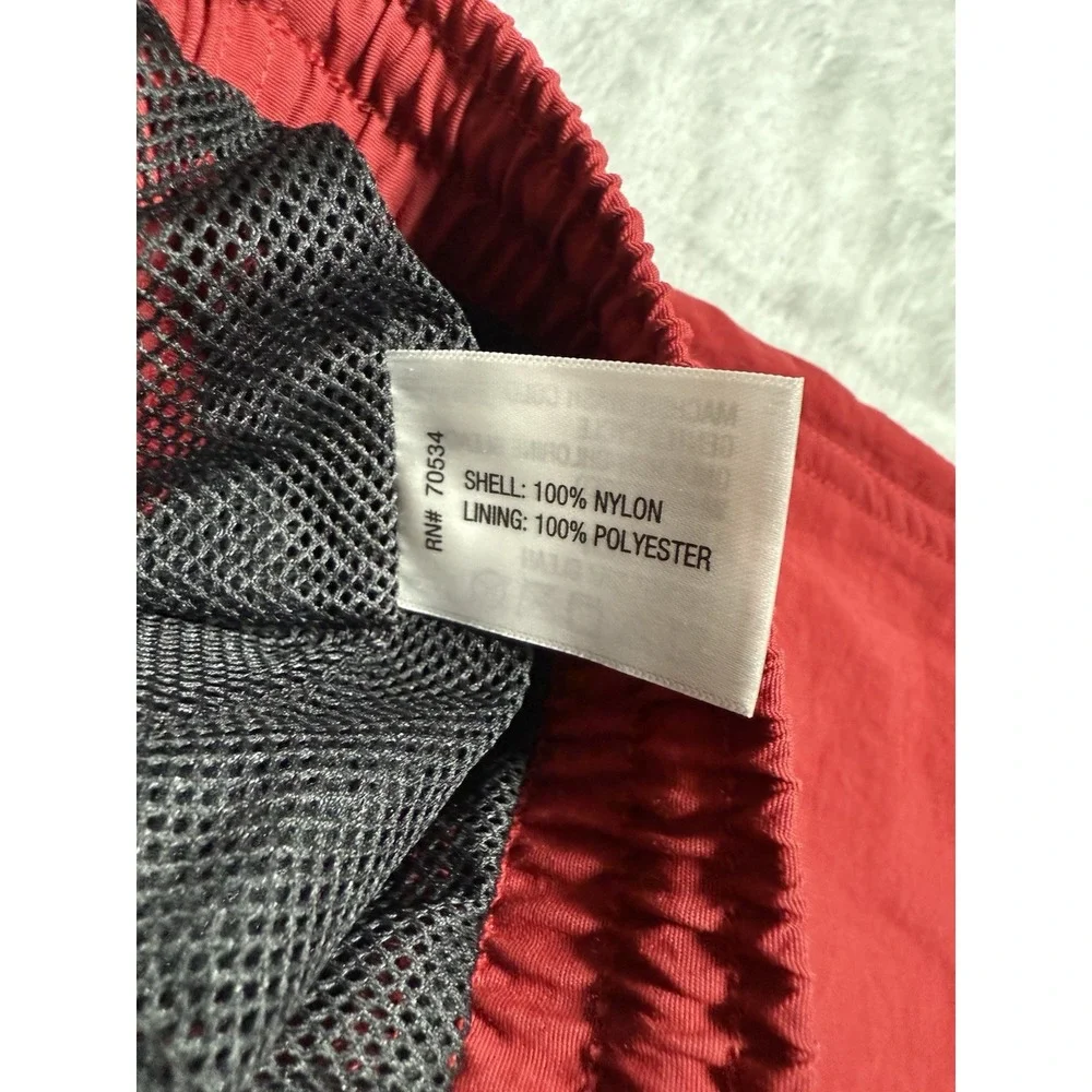 Orvis Shorts Mens XL Burgundy Nylon Swim‎ Trunks